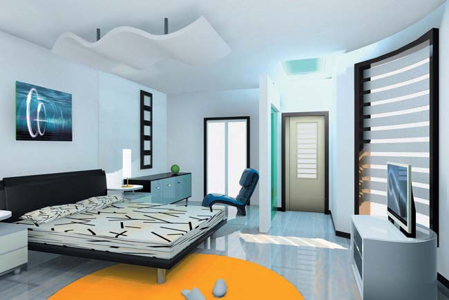 home and interior design: Modern Interior Design Bedroom From India